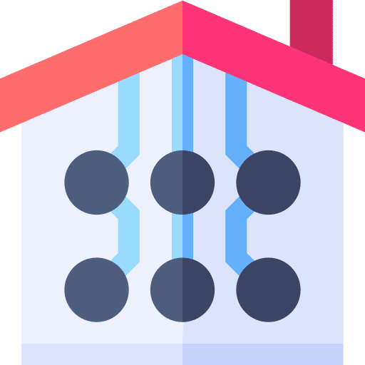 Smart home technology smart house internet of things icon Smart home technology smart house internet of things icon