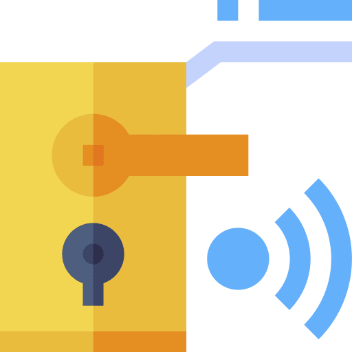Smart lock lock internet of things wifi icon Smart lock lock internet of things wifi icon