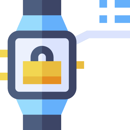 Smartwatch time and date watch iphone icon Smartwatch time and date watch iphone icon