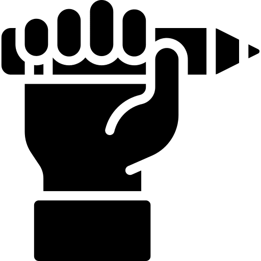 Hand hand design designer icon