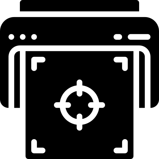 Printer marks printer document icon Printer marks printer document icon
