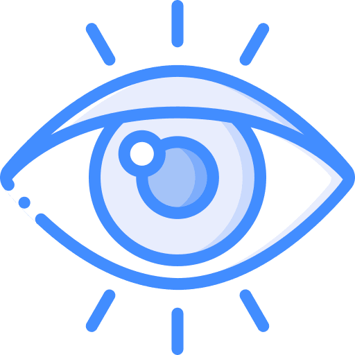 Eye art and design eye idea icon