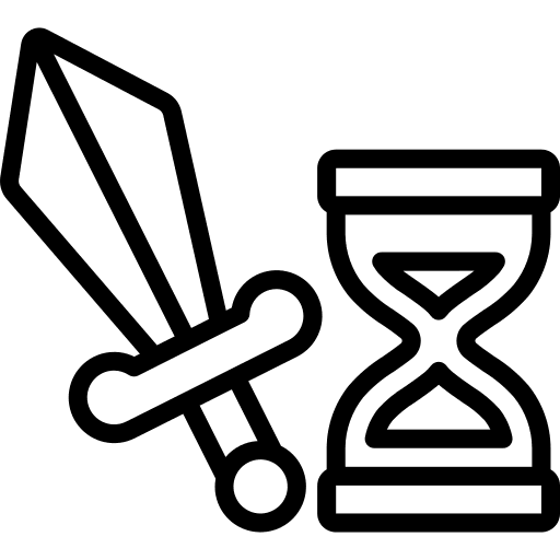 Sword clock ui sword icon