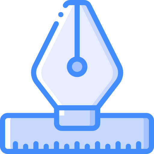Vector design tool pen icon Vector design tool pen icon