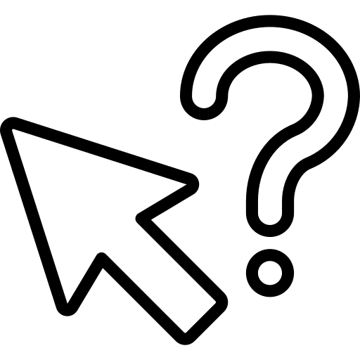 Cursor cursor help mark icon