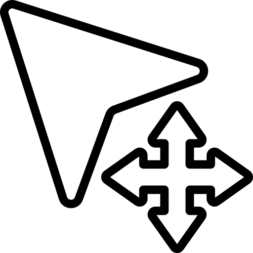 Cursor selector scroll move icon