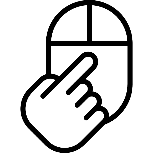 Mouse hand ui mouse icon