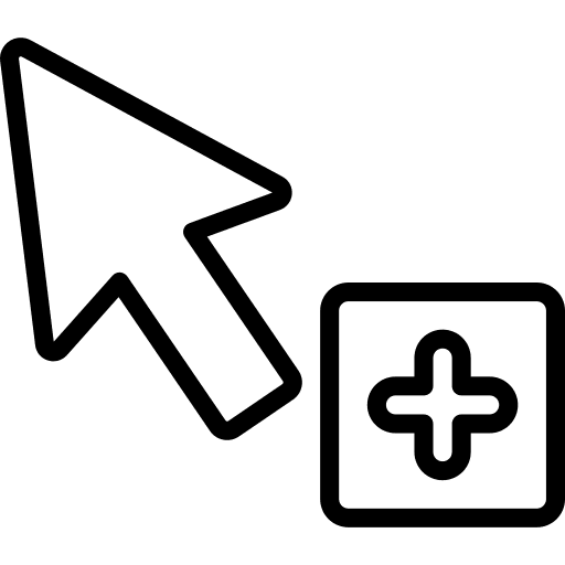 Cursor add selection pointer mouse icon