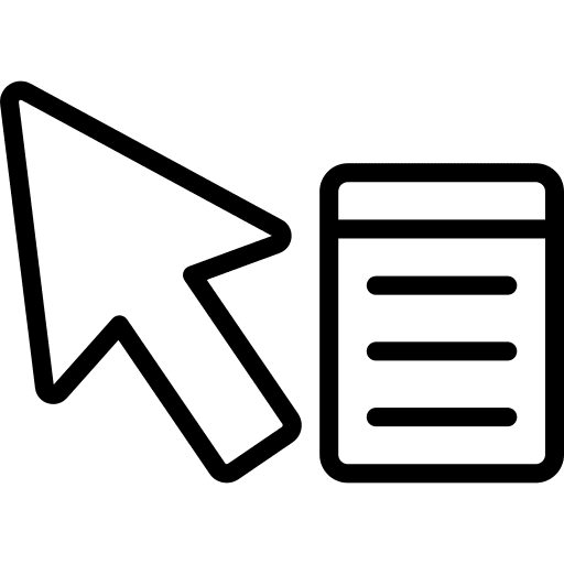 Pointer files point pointer icon