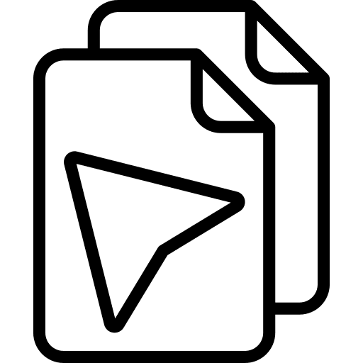 Files drag copy files icon