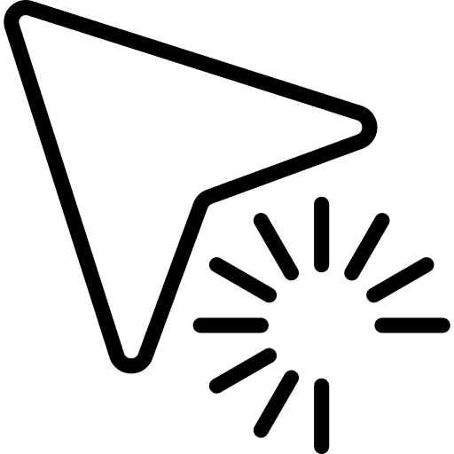 Loading arrow cursor buffering icon