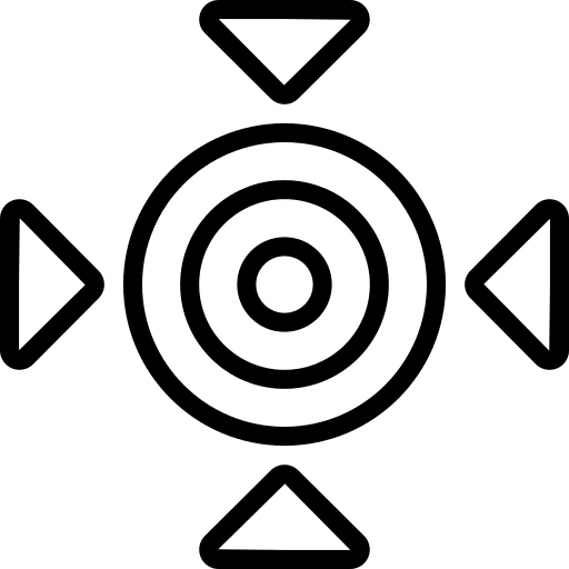 Target ui arrows direction icon