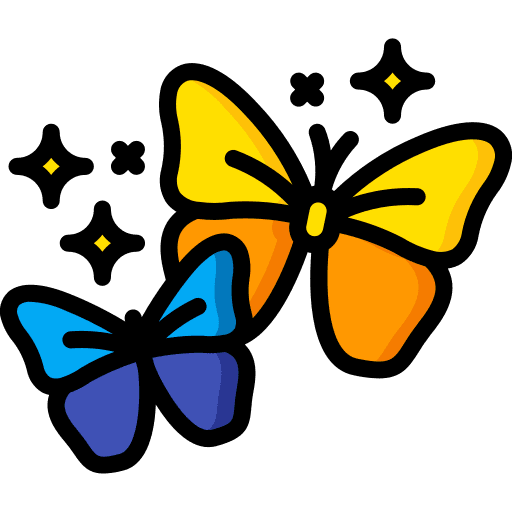 Butterflies selfie filter butterflies icon