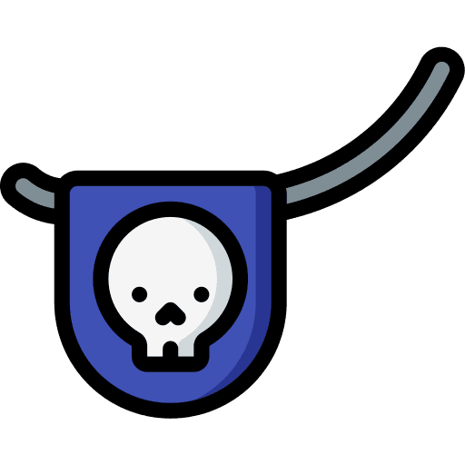 Patch pirate skull patch icon Patch pirate skull patch icon