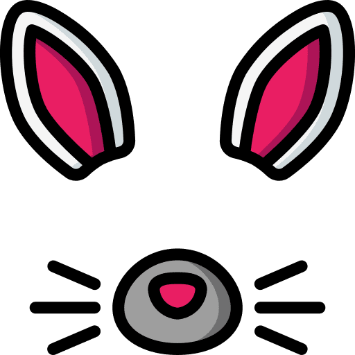 Rabbit ears rabbit bunny icon Rabbit ears rabbit bunny icon