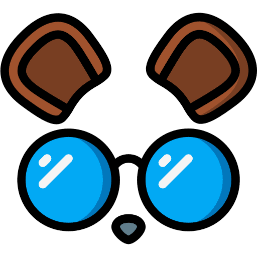 Bear social media bear glasses icon Bear social media bear glasses icon