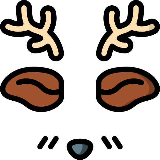 Deer social media selfie ears icon Deer social media selfie ears icon