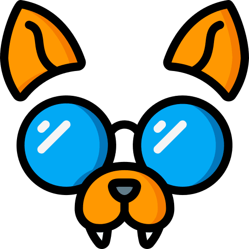 Fox nose ears social media icon Fox nose ears social media icon