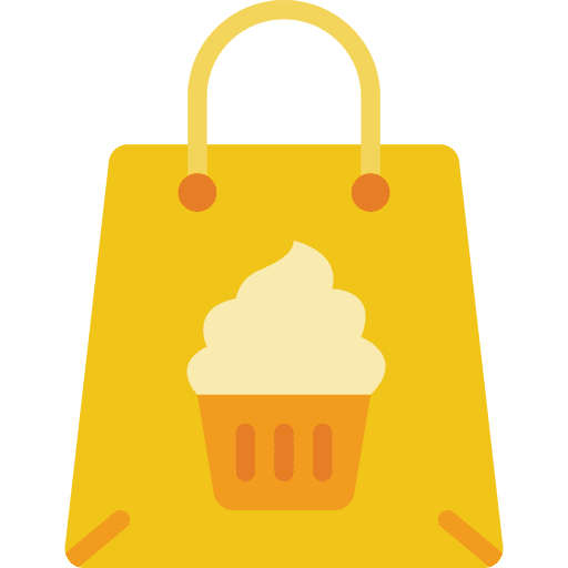 Gift bag birthday bag birthday cake icon Gift bag birthday bag birthday cake icon