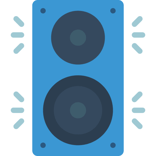 Music speaker loudspeaker sound electronics icon