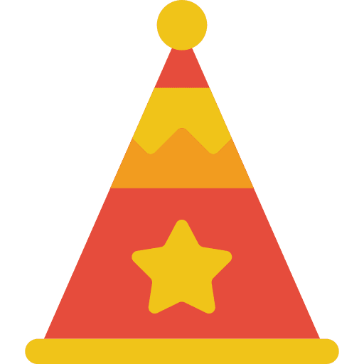 Party hat costume fun party hat icon Party hat costume fun party hat icon