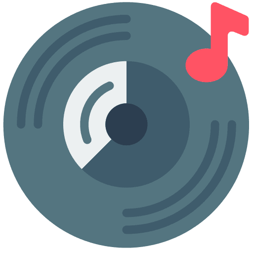 Record record turntable music icon Record record turntable music icon