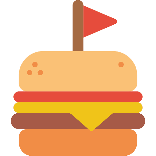 Burger cheese hamburger food and restaurant icon Burger cheese hamburger food and restaurant icon