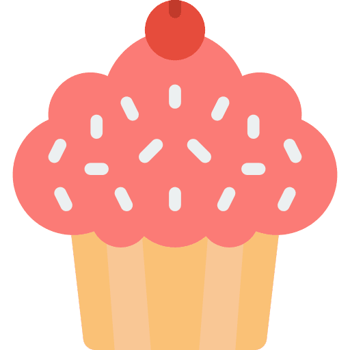 Cupcake sweet food food and restaurant icon Cupcake sweet food food and restaurant icon