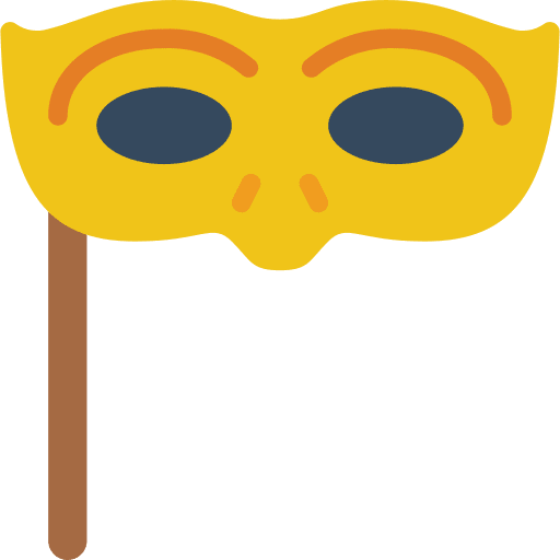 Eye mask carnival costume eye mask icon Eye mask carnival costume eye mask icon