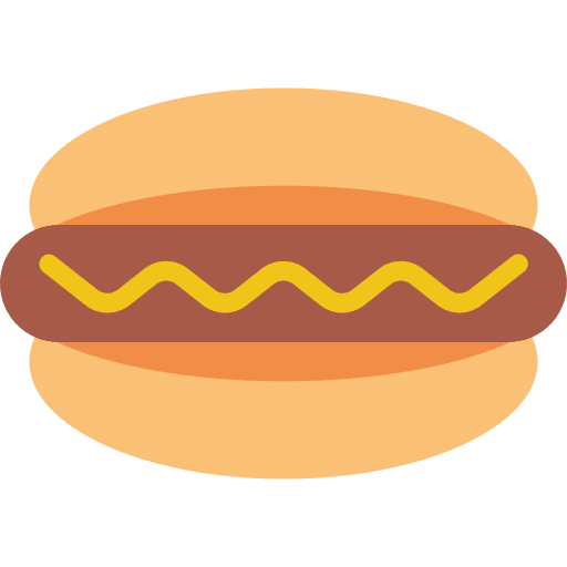 Hot dog junk food food and restaurant hot dog icon Hot dog junk food food and restaurant hot dog icon