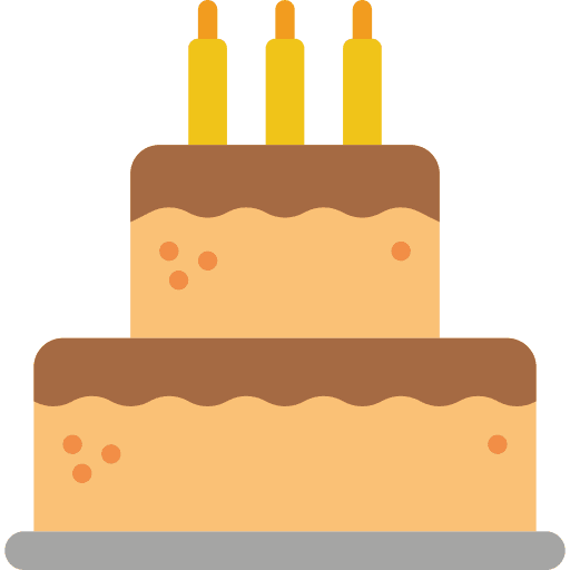 Cake birthday cake fast food party icon Cake birthday cake fast food party icon