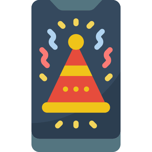 Smartphone communications smartphone invitation icon Smartphone communications smartphone invitation icon