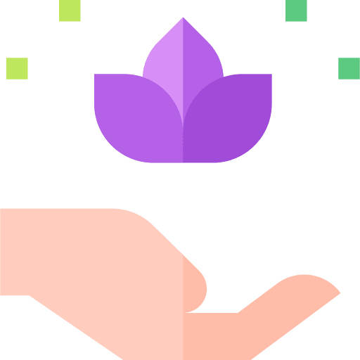Wellness wellness flower yoga icon
