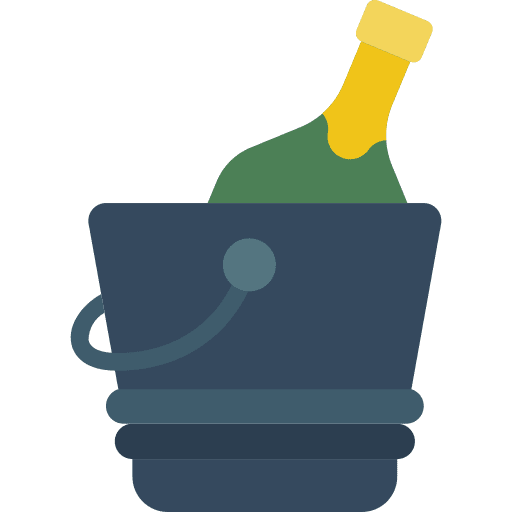 Wine ice bucket beverage wine icon Wine ice bucket beverage wine icon