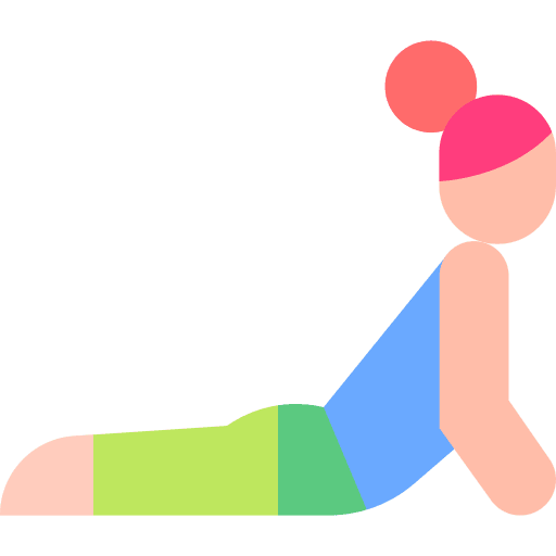 Yoga pose body wellness fitness icon