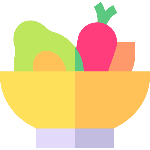 Healthy food food and restaurant vegan healthy food icon