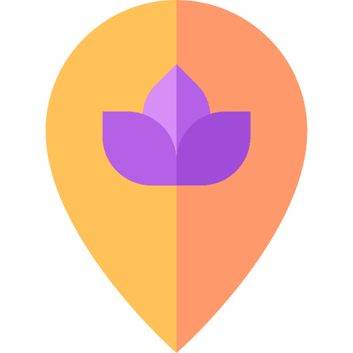 Location location wellness meditation icon