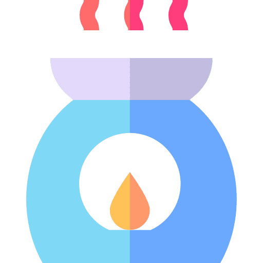 Incense aromatherapy spa sauna icon