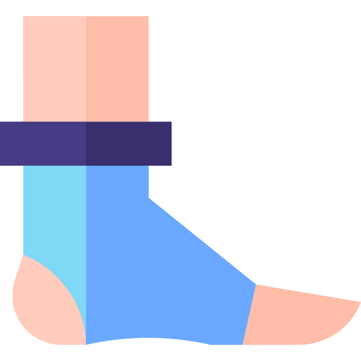 Socks exercise stretch feet icon
