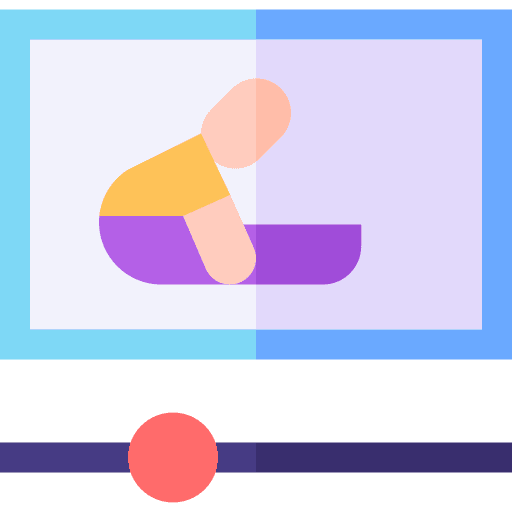 Video meditation wellness tutorial icon