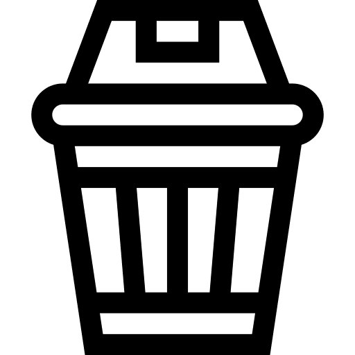 Trash bin ecology and environment waste trash icon Trash bin ecology and environment waste trash icon