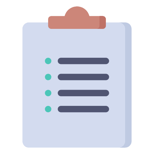 Order delivery files and folders list icon