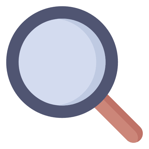 Search loupe research magnifying glass icon