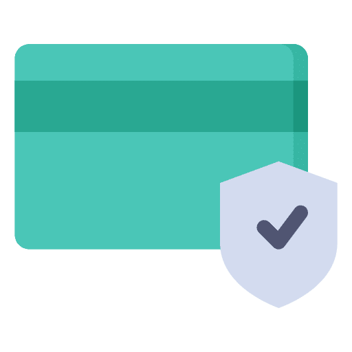 Secure payment credit card secure payment atm icon
