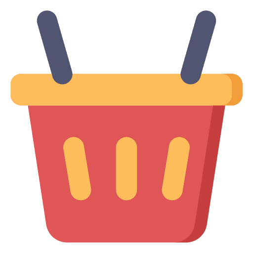 Shopping basket commerce shopper online shop icon
