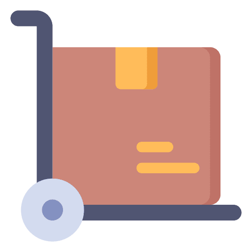 Trolley cart logistics delivery shipping and delivery delivery icon Trolley cart logistics delivery shipping and delivery delivery icon