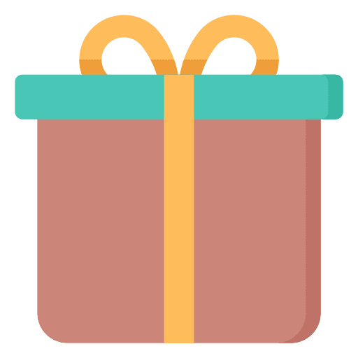 Gift box birthday and party surprise present icon Gift box birthday and party surprise present icon