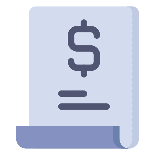 Invoice check mark commerce and shopping bill icon Invoice check mark commerce and shopping bill icon