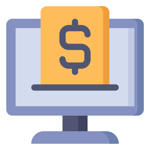 Online payment buy business and finance grow shop icon Online payment buy business and finance grow shop icon