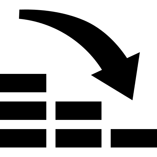 Decrease money business and finance graphic icon Decrease money business and finance graphic icon